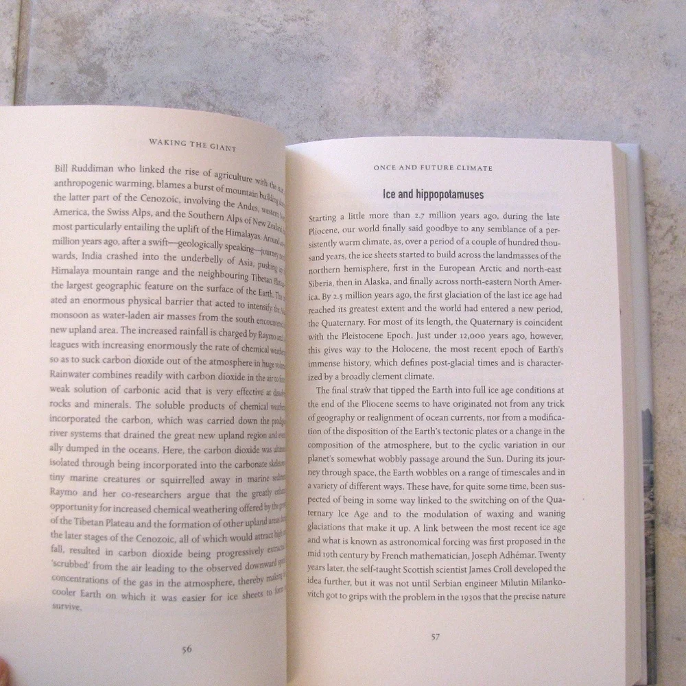 Waking The Giant by Bill McGuire Changing Climate Hardcover Book Home Library